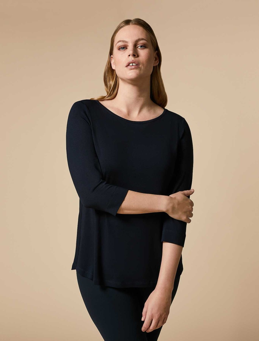 Tops & T-Shirts | Marina Rinaldi Viscose Jersey T-Shirt