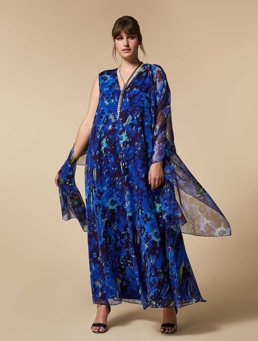 Formalwear | Marina Rinaldi Printed Georgette Stole