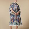 Dresses | Marina Rinaldi Printed Muslin Dress