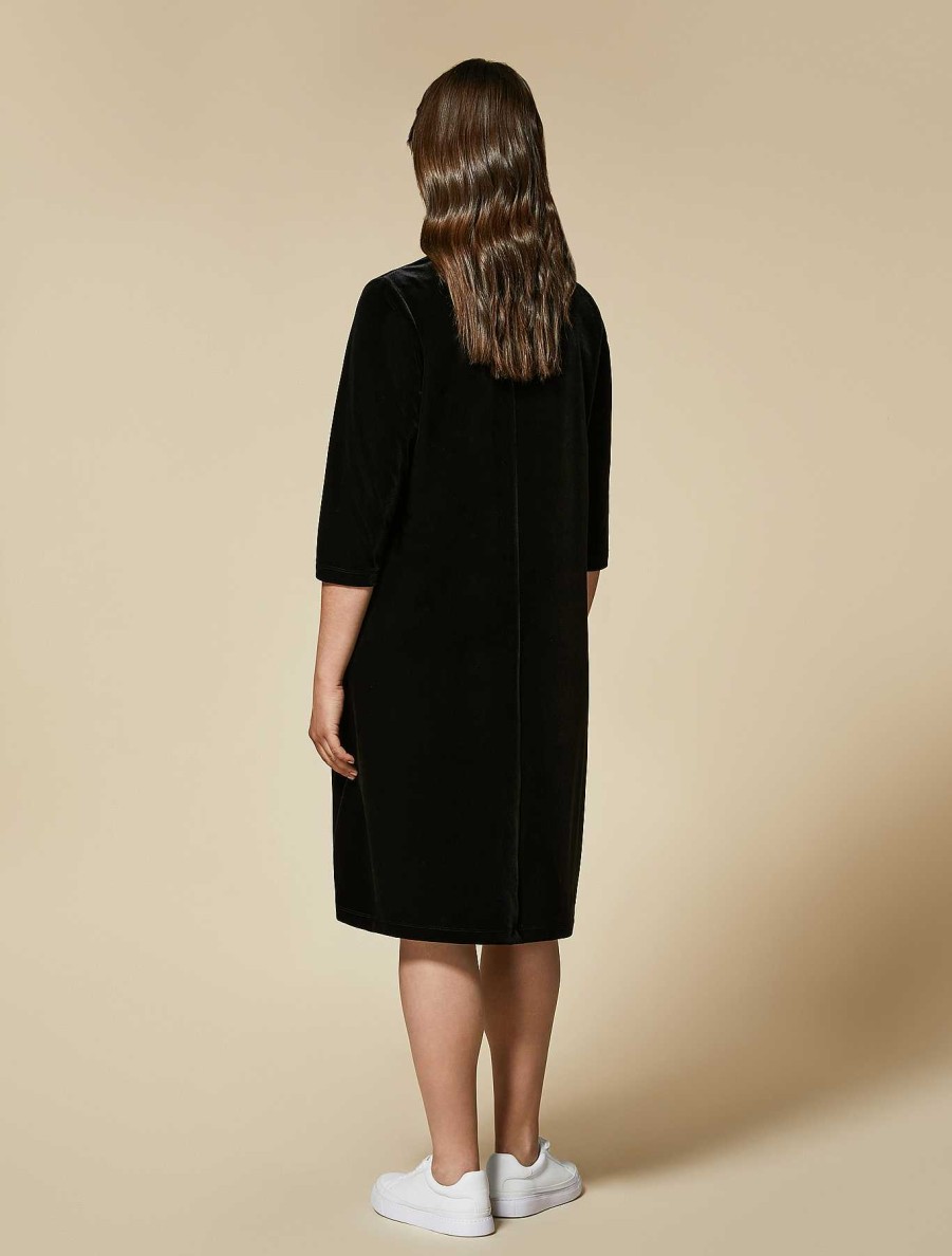 Dresses | Marina Rinaldi Velvet Jersey Dress