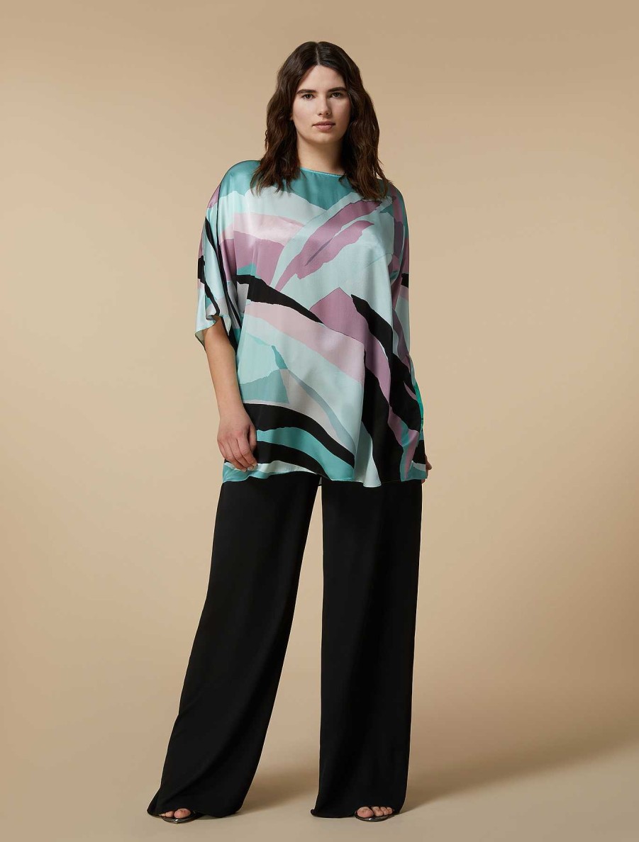 Formal Trousers And Skirts | Marina Rinaldi Cady Trousers