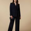 Formalwear | Marina Rinaldi Double-Breasted Triacetate Blazer Jacket