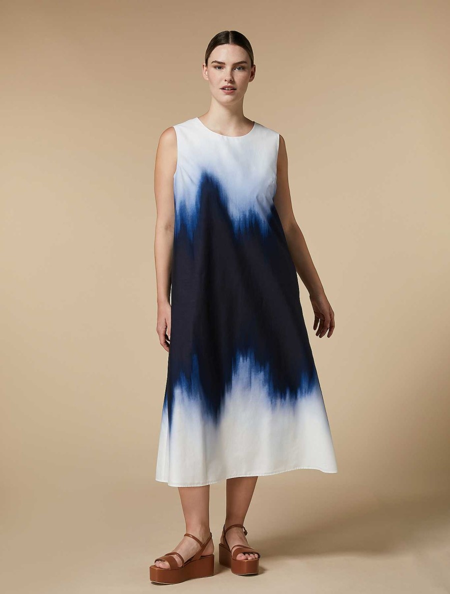 Dresses | Marina Rinaldi Faded Cotton Dress