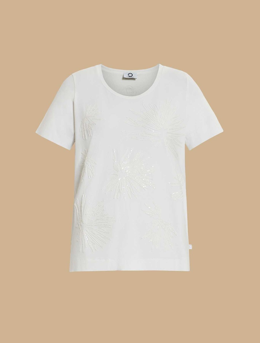 Tops & T-Shirts | Marina Rinaldi Jersey T-Shirt With Sequins