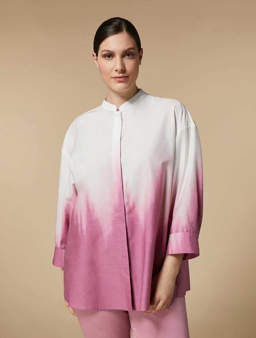 Blouses & Shirts | Marina Rinaldi Nuanced-Print Shirt