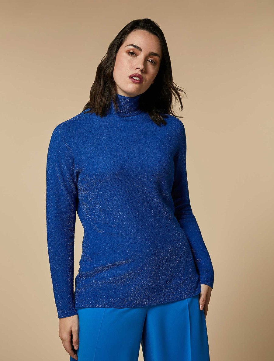 Knitwear | Marina Rinaldi Lurex Viscose Sweater