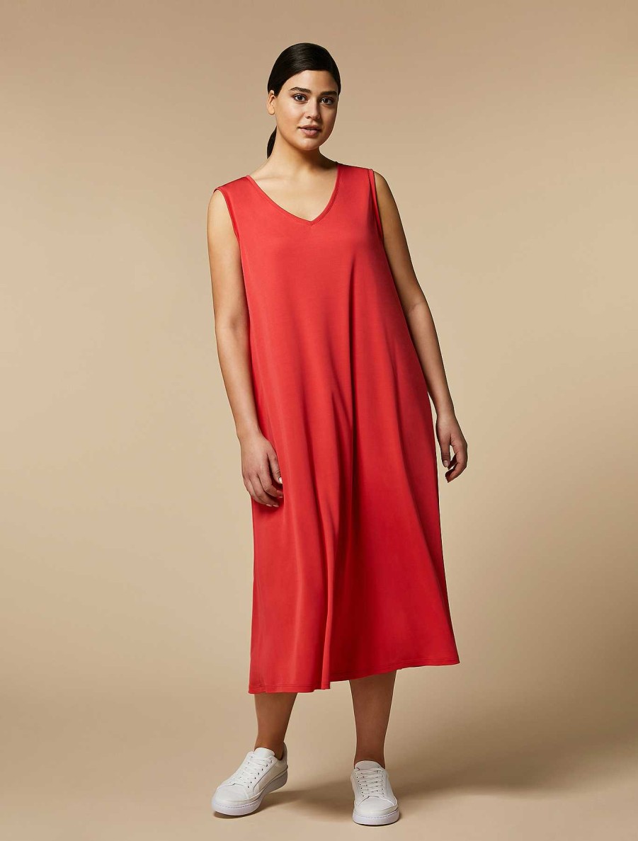 Relax | Marina Rinaldi Crepe Jersey Dress