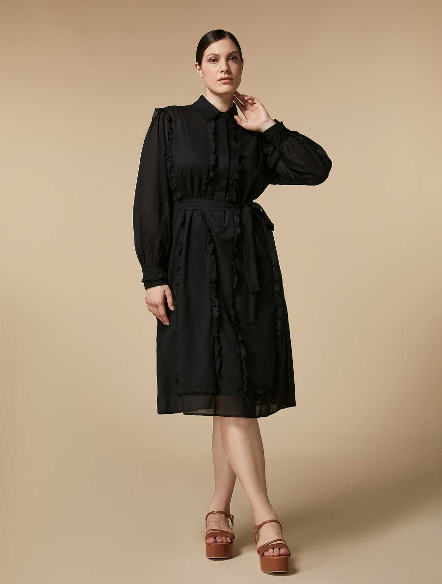 Dresses | Marina Rinaldi Voile Shirt Dress