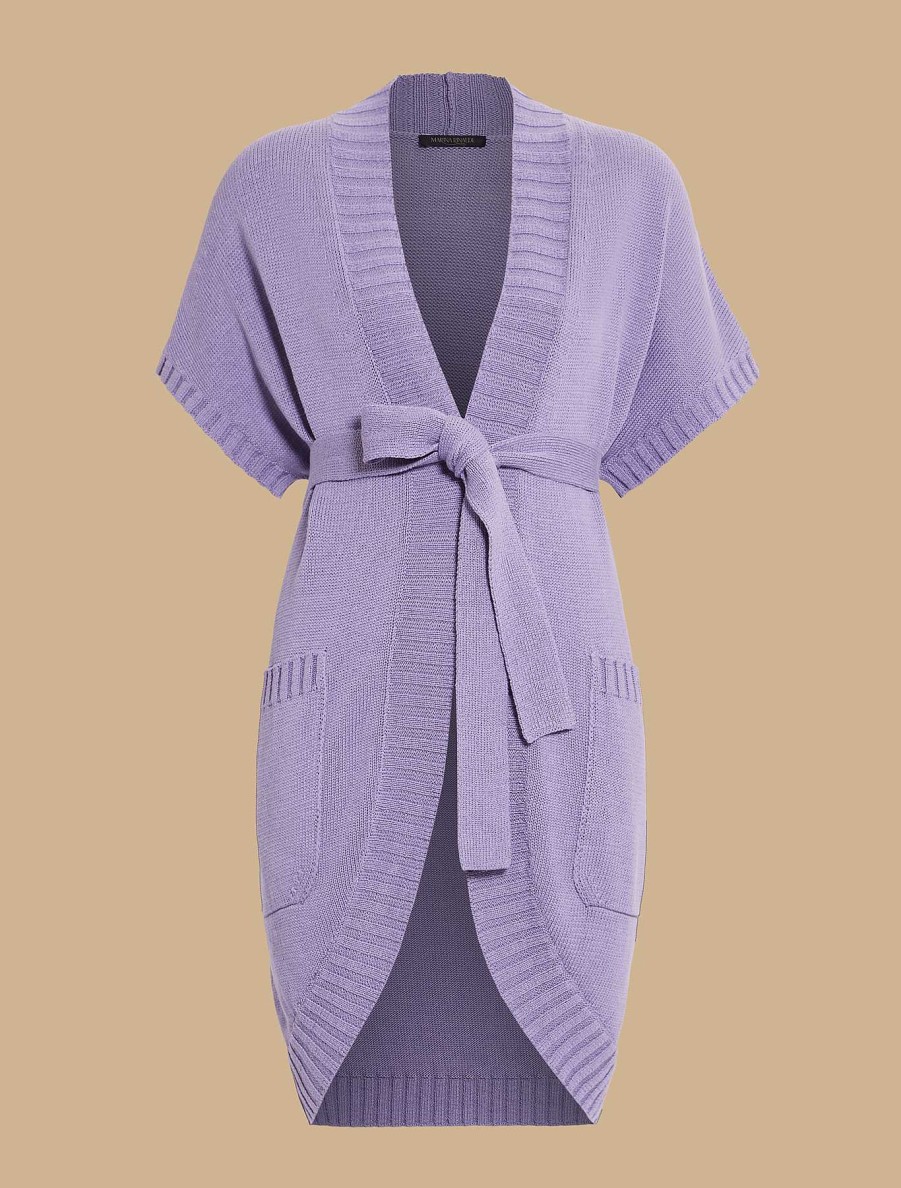 Knitwear | Marina Rinaldi Cotton Gilet-Style Cardigan