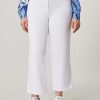 Trousers | Marina Rinaldi Cotton Drill Cropped Trousers