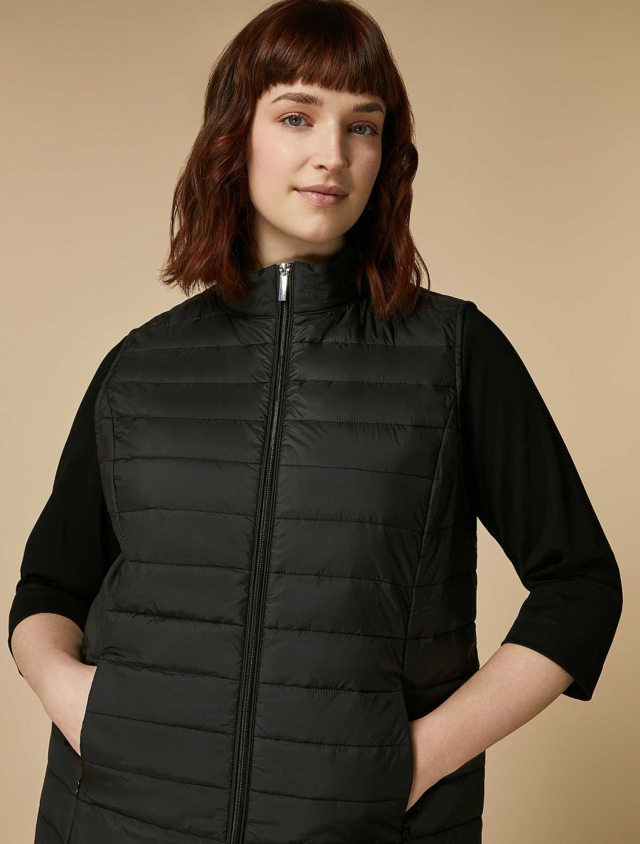 Relax | Marina Rinaldi Padded, Technical Nylon Gilet