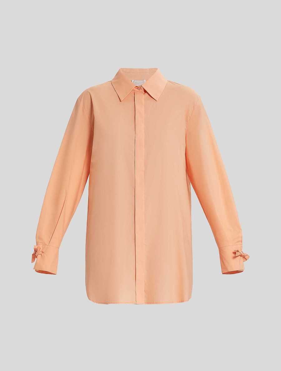 Blouses & Shirts | Marina Rinaldi Cotton Poplin Shirt