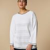 Knitwear | Marina Rinaldi Seamless Cotton Sweater