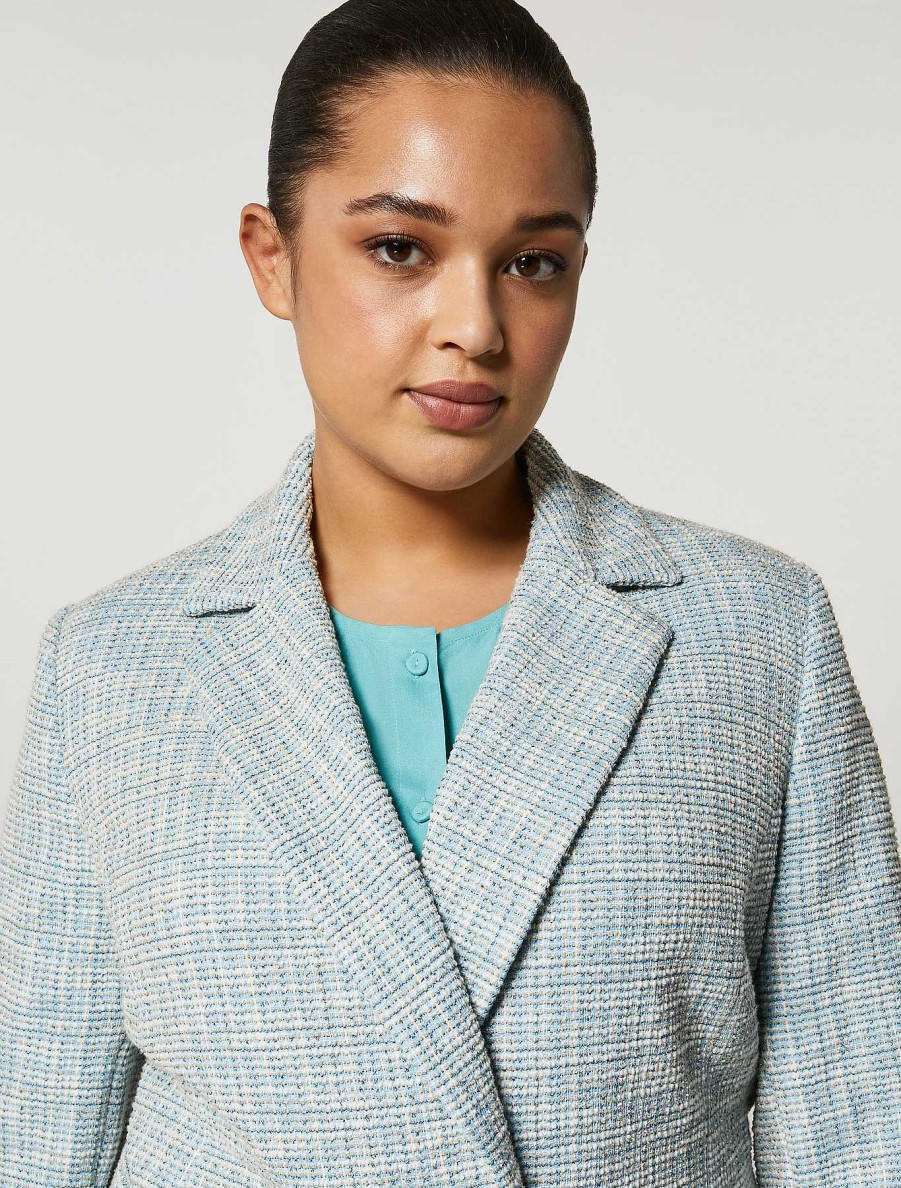 Jacket & Blazers | Marina Rinaldi Jersey Blazer