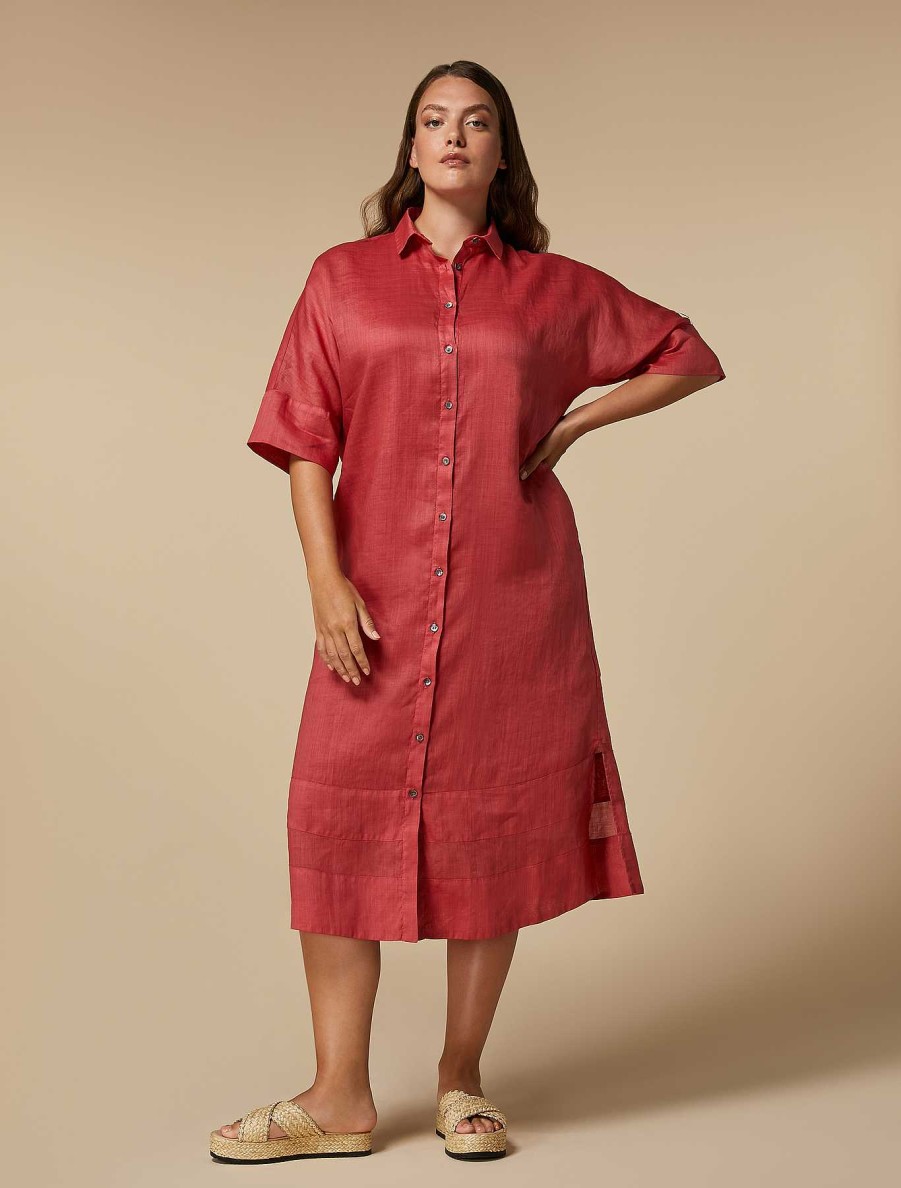 Dresses | Marina Rinaldi Ramie Canvas Dress