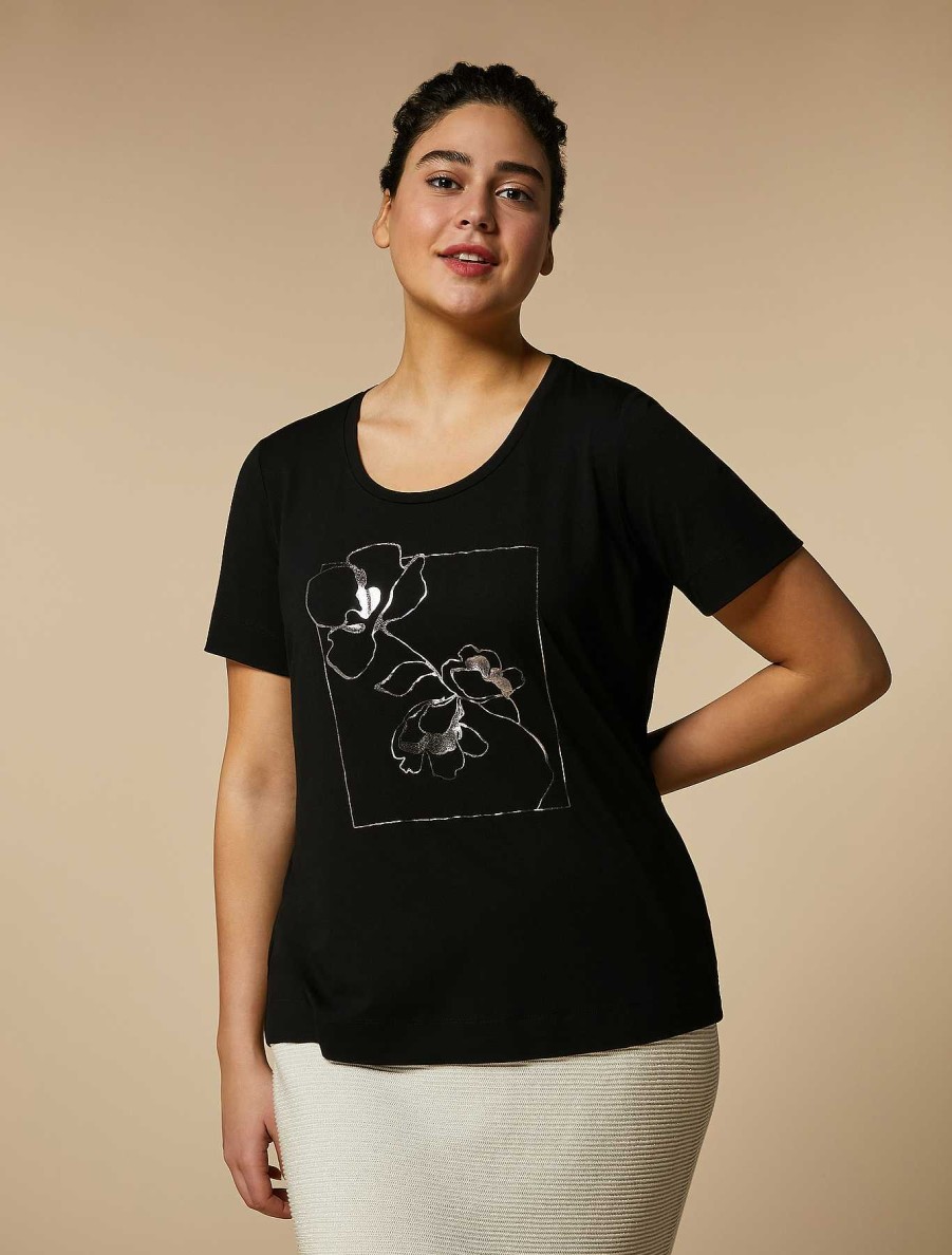 Tops & T-Shirts | Marina Rinaldi Viscose Jersey T-Shirt