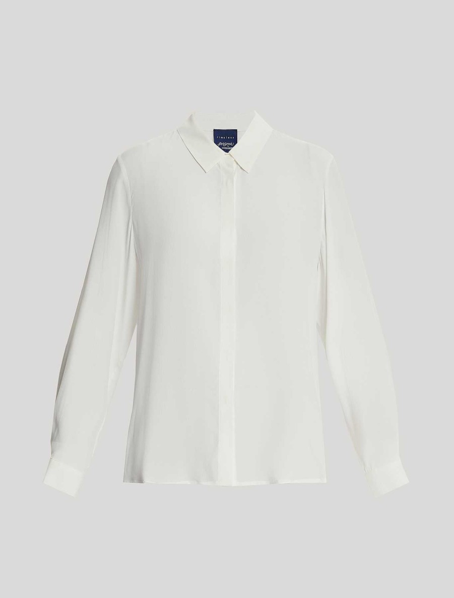 Blouses & Shirts | Marina Rinaldi Acetate And Silk Shirt