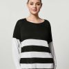 Knitwear | Marina Rinaldi Fluid Viscose Crepe Sweater