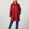 Coats & Trench Coats | Marina Rinaldi Coated Jersey Coat